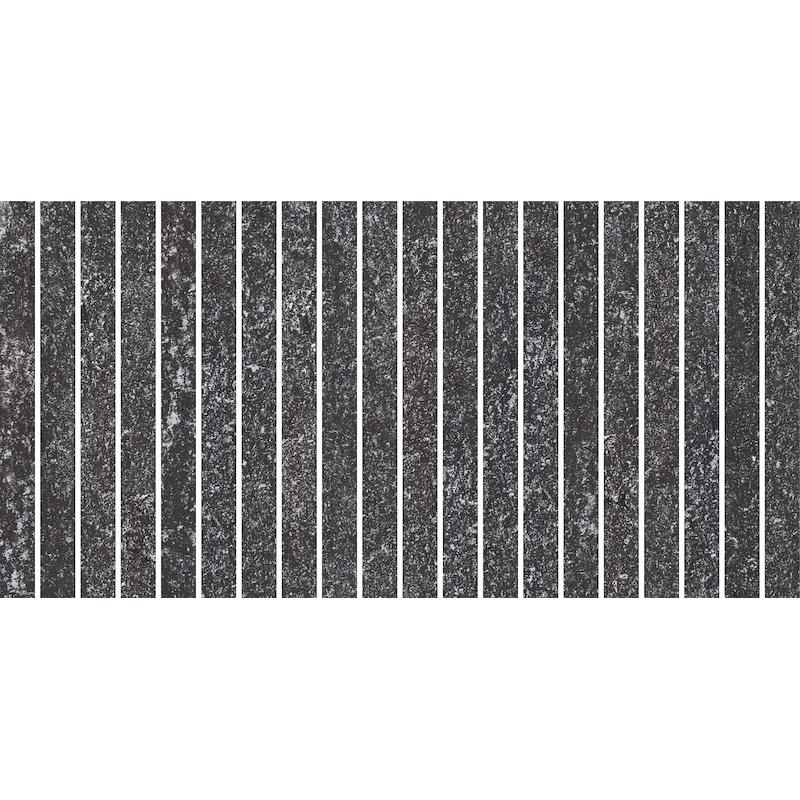 CERDOMUS Element Fascia Stripe Black  15x30 cm 9 mm Mate 